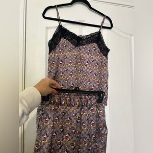 GG Mickey Mouse Silky Button Top & Bottom set small